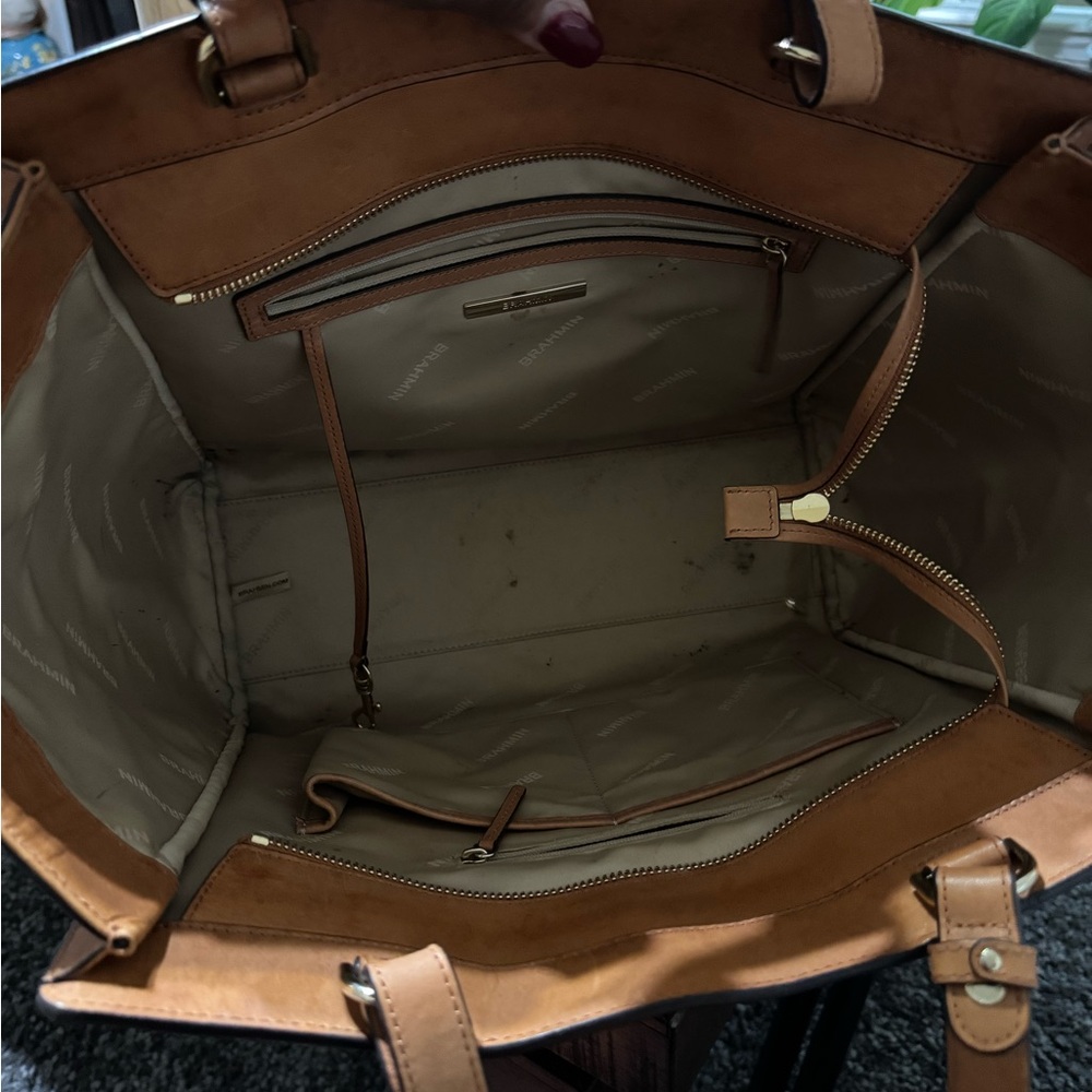 Brahmin Petra II Belo LARGE LEATHER Tote - Picture 11 of 16